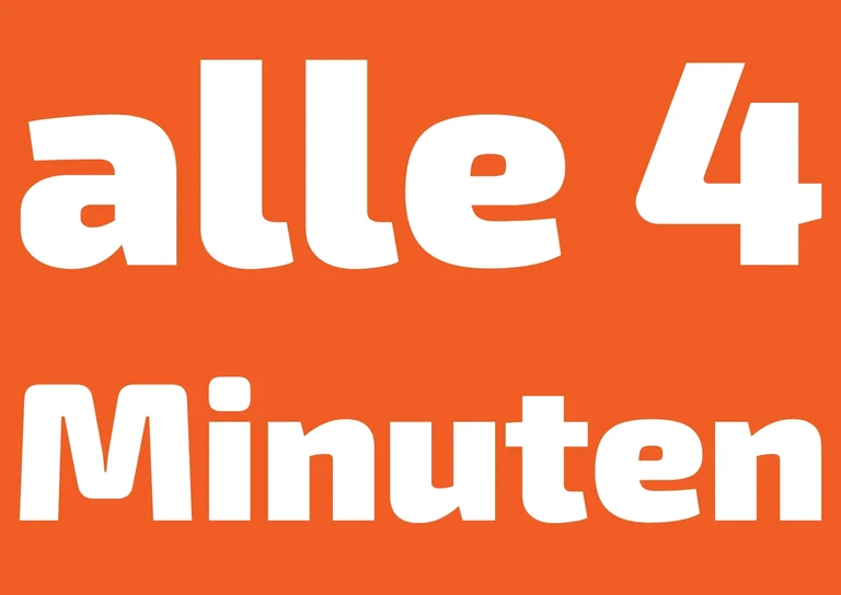 alle 4 Minuten