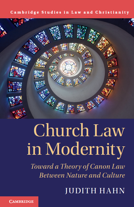 Cover: Church Law in Modernity_Judith Hahn