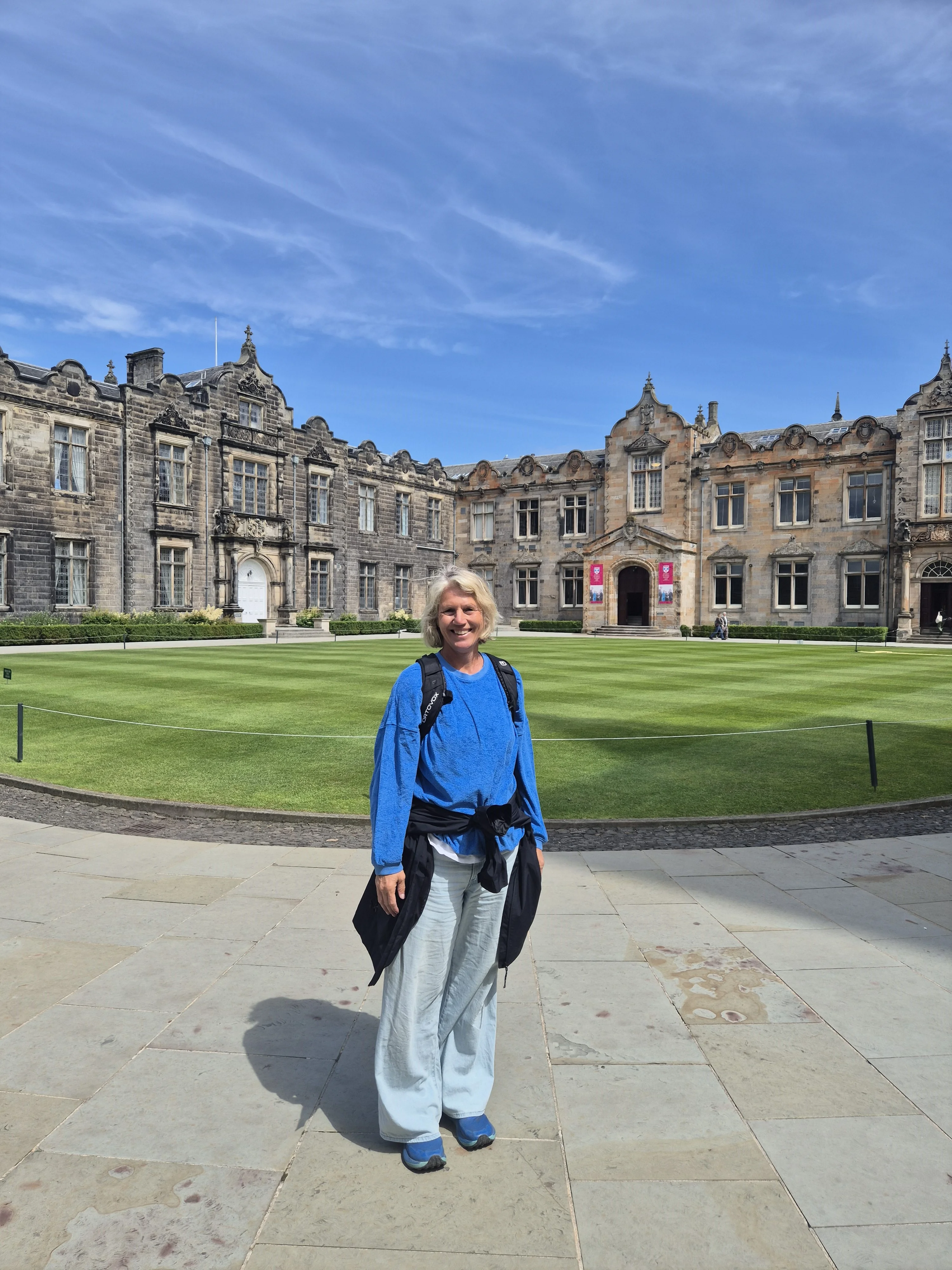 Angela Neeb in St Andrews