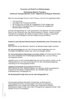 Merkblatt Versäumnis und Rücktritt von Modulprüfungen