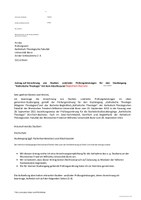 Antrag auf Anrechnung von Prüfungs- und Studienleistungen