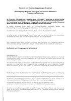 Merkblatt Rücktritt von Modulprüfungen wegen Krankheit