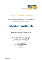 Modulhandbuch Bachelor(teil)studiengänge Ein-Fach, Fach im Zwei-Fach-Modell, Kernfach und Begleitfach PO 2021 WS 2022/23 und SS 2023 (Stand 31.10.2022)