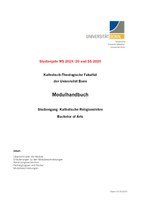Modulhandbuch Lehramt (Bachelor of Arts) WS 2019/20 und SS 2020