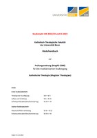 Modulhandbuch Magister Theologiae PO 2008 WS 2022/23 und SS 2023 (Stand: 31.10.2022)