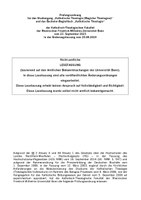 Prüfungsordnung Magister Theologiae und Bachelor Begleitfach (Lesefassung 2019)