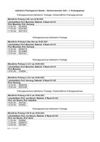 Termine für die mündlichen Modulprüfungen am 29.09.2025