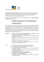 Ausschreibung "Digitalisierungsmanager*in als Projektmanager*in"