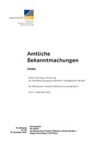 Änderung der Fakultätsordnung vom 02.12.2025