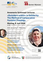 Schimmel Lecture 2026 Plakat